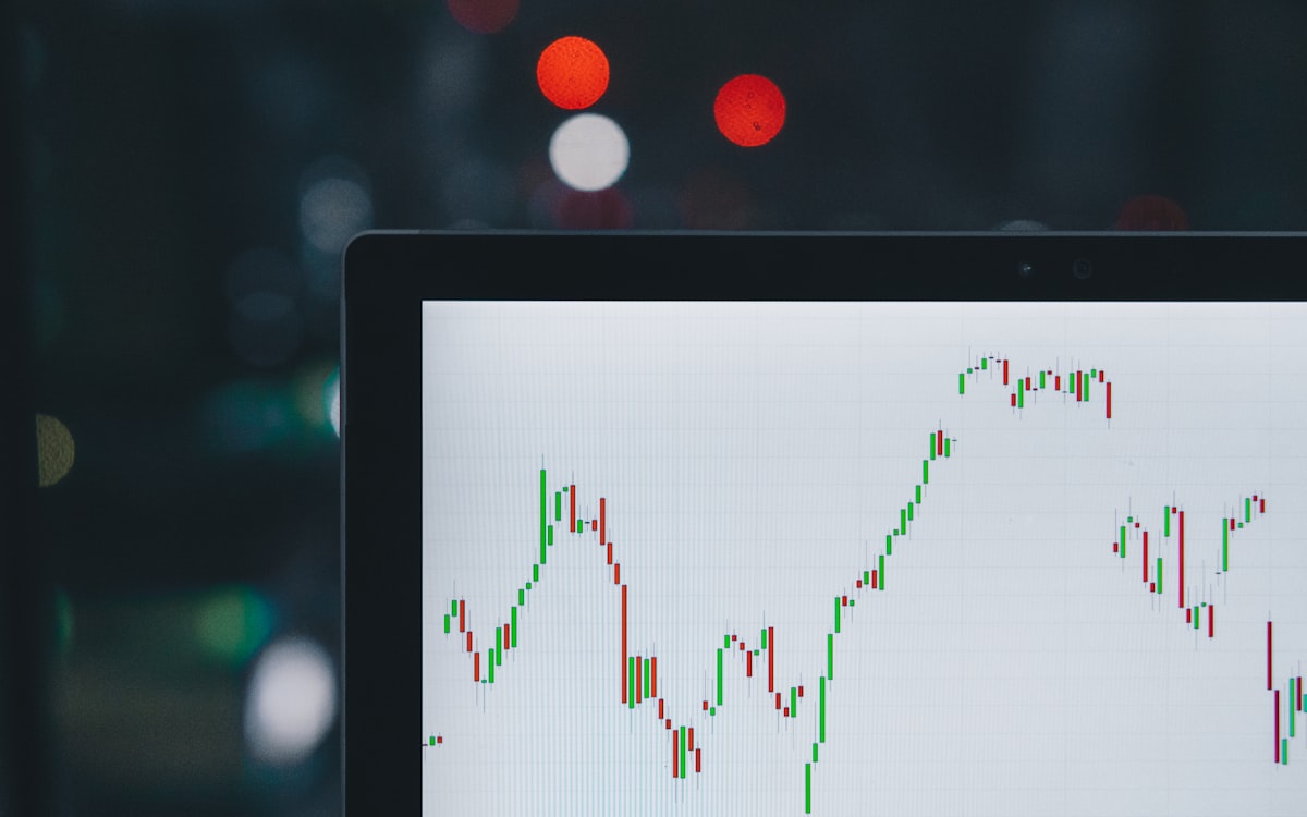 Market chart representing capital markets compliance